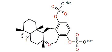 Bis(sulfato)-cyclosiphonodictyol A
